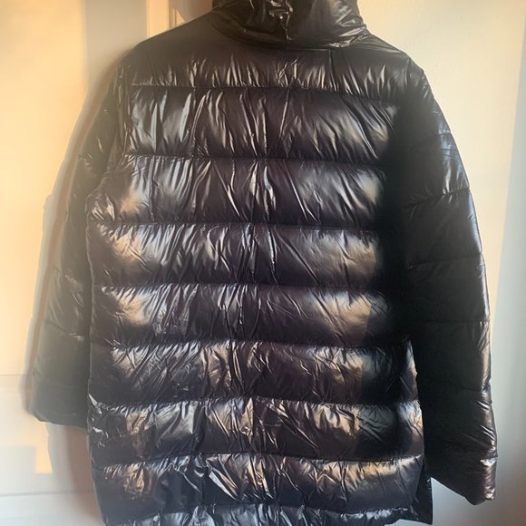 NWT Universal Standard Kanda Puffer Asymmetrical Black Coat XS 10 12 L | OBO - Picture 6 of 13